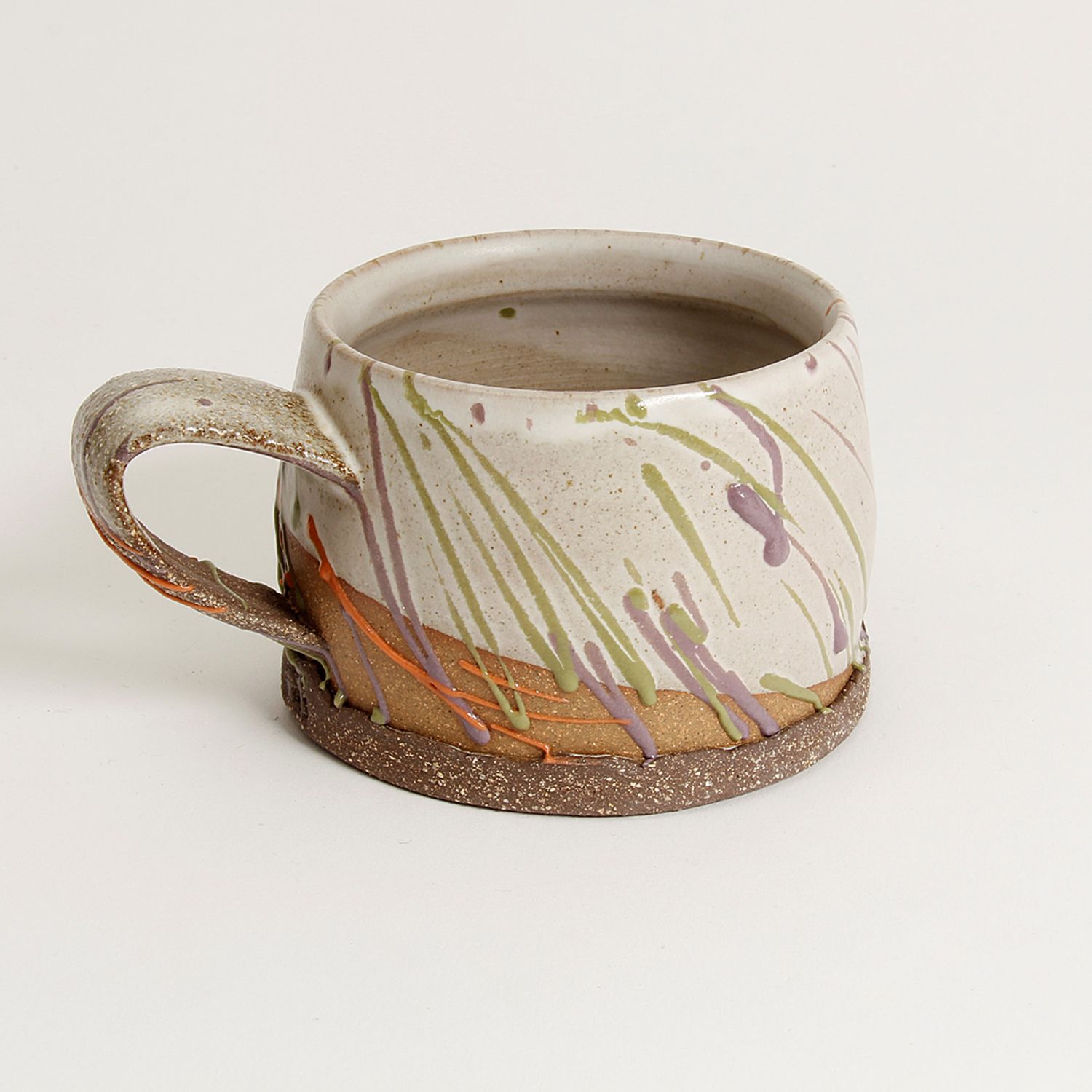 Gracia Isabel Gomez: “Tealicious” Brown Chocolate Mug with Colours Product Image 6 of 6