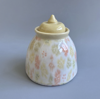 Eiko Maeda: Yellow Lidded Jar Product Image 1 of 2