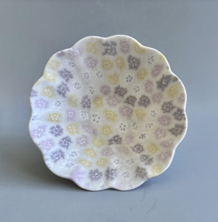 Eiko Maeda: Small Purple and Yellow Bowl Product Image 1 of 2