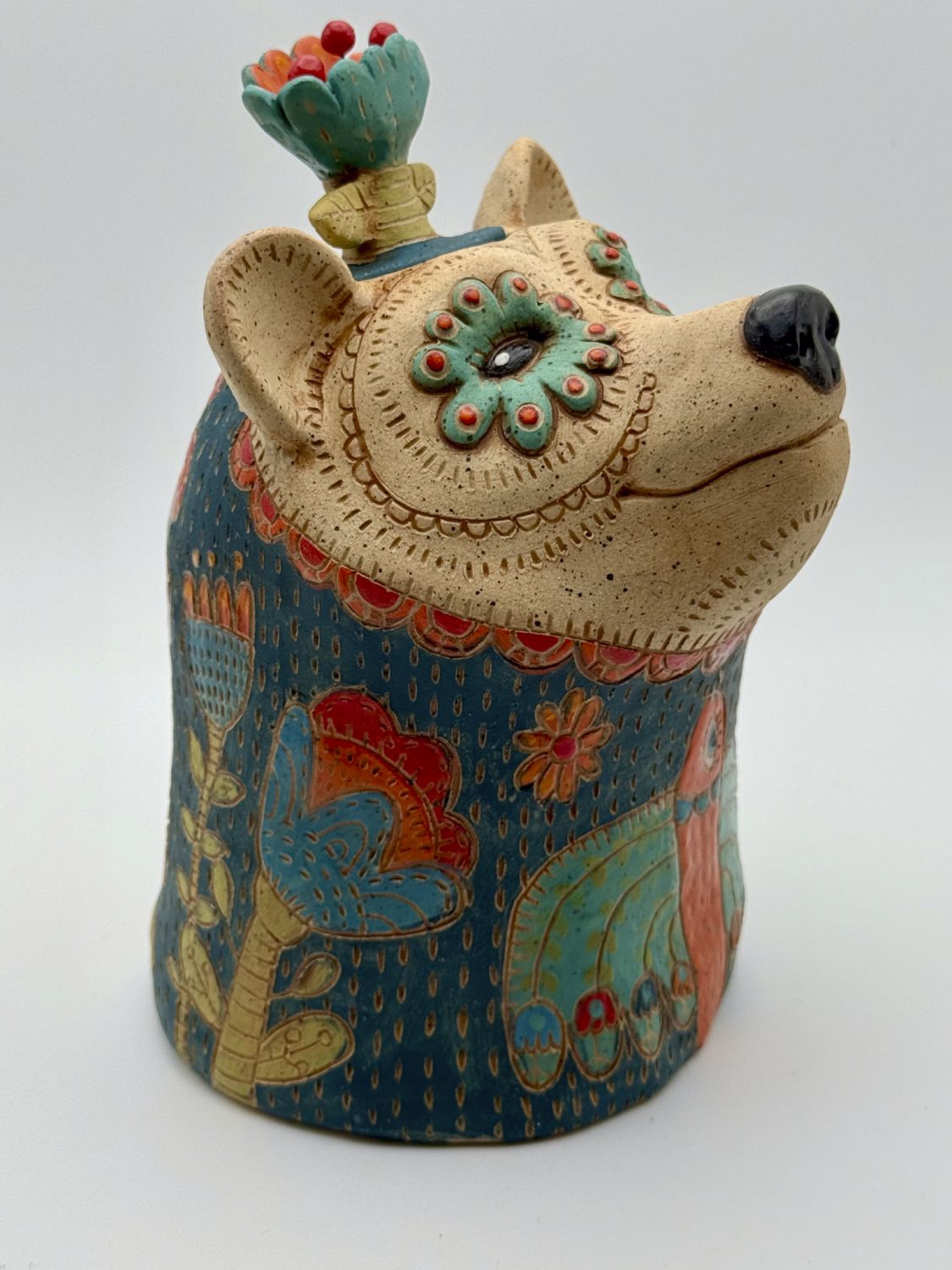 Kerri Jerome: Bear in the Garden Sculpture Product Image 5 of 8