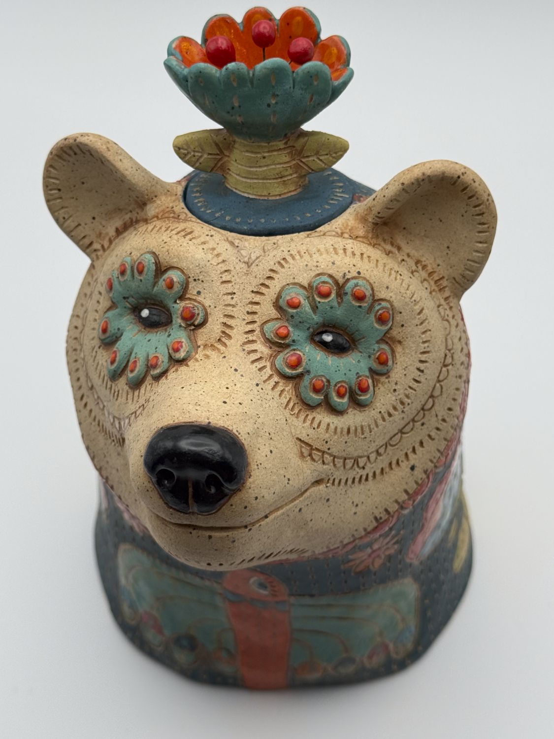 Kerri Jerome: Bear in the Garden Sculpture Product Image 2 of 8