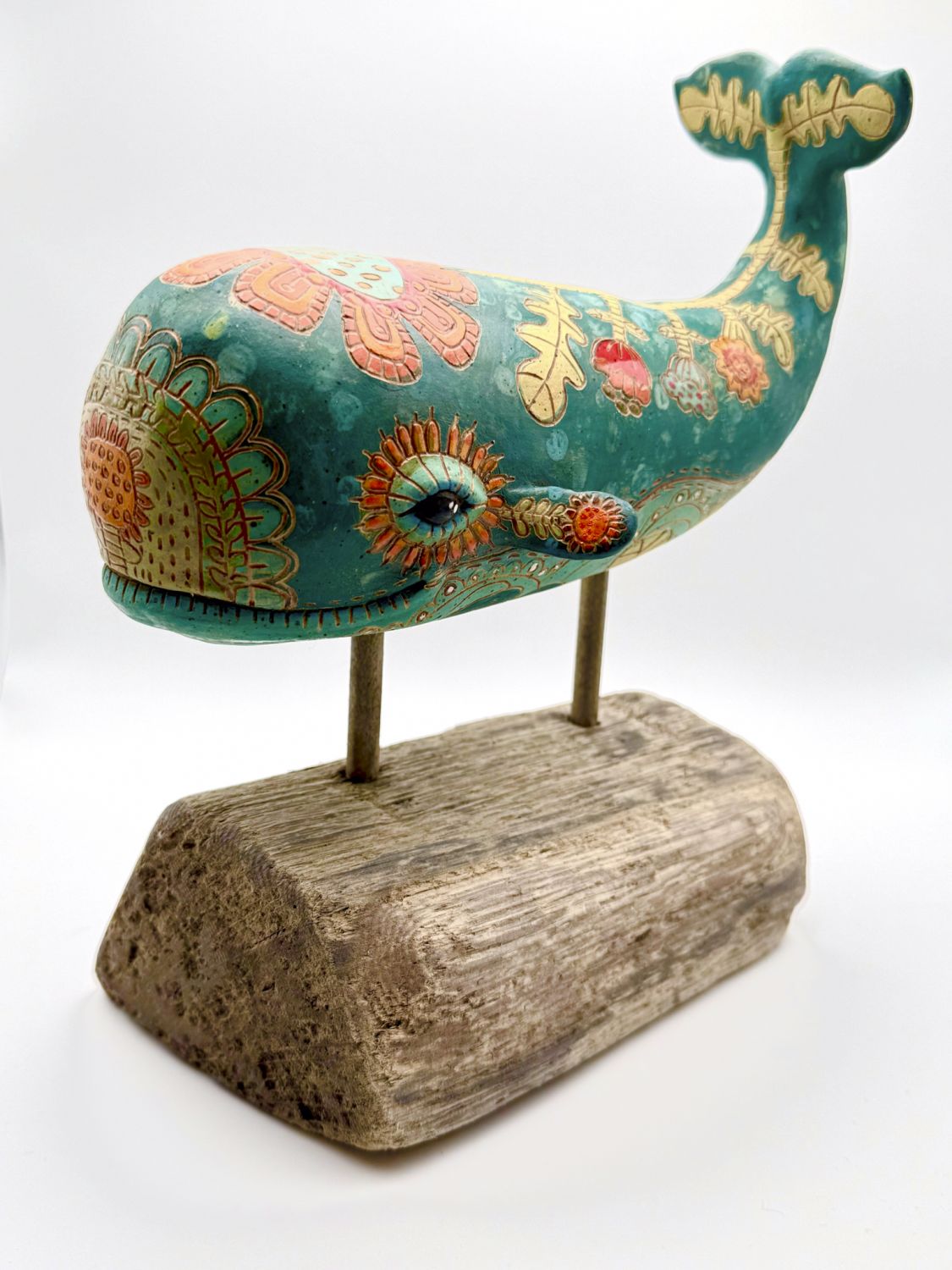 Kerri Jerome: Whale in the Garden Sculpture Product Image 3 of 5