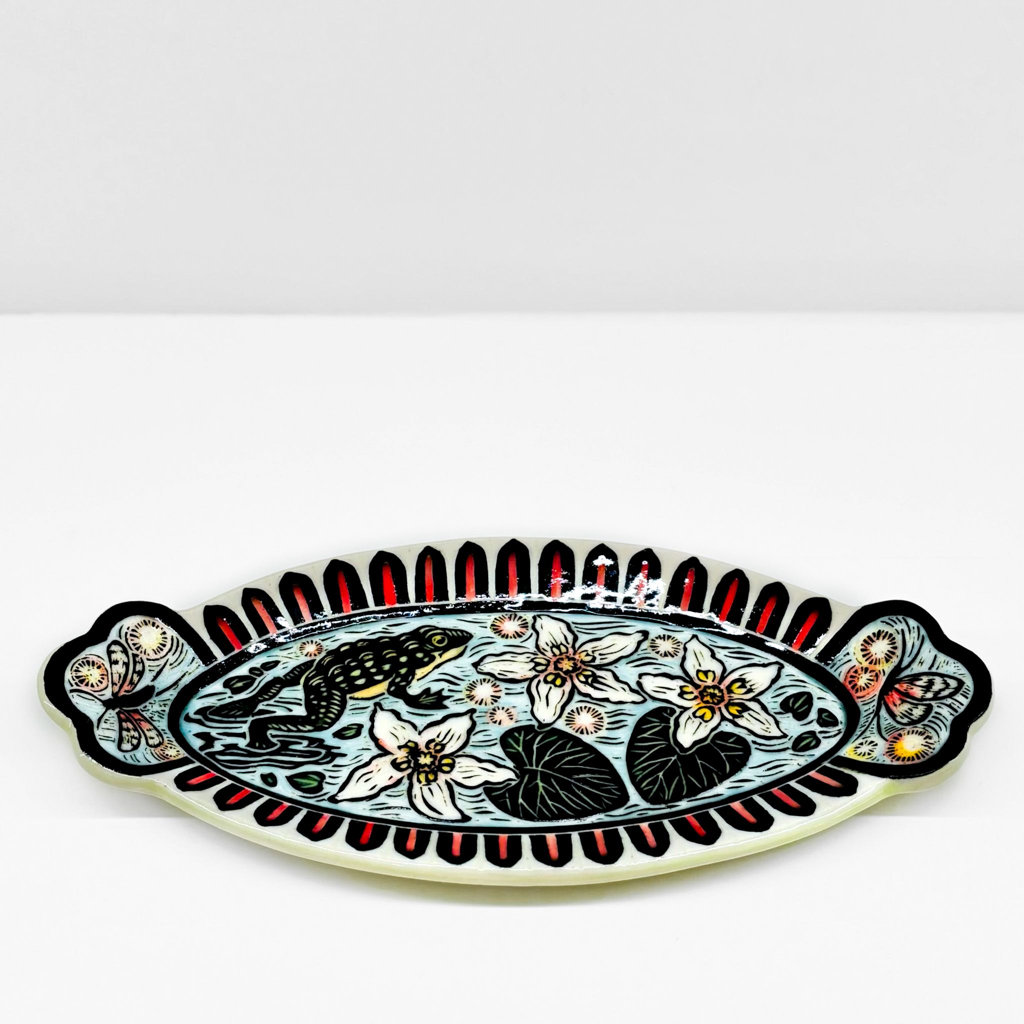 Jocelyn Jenkins: Small Tray with Frog Product Image 3 of 3