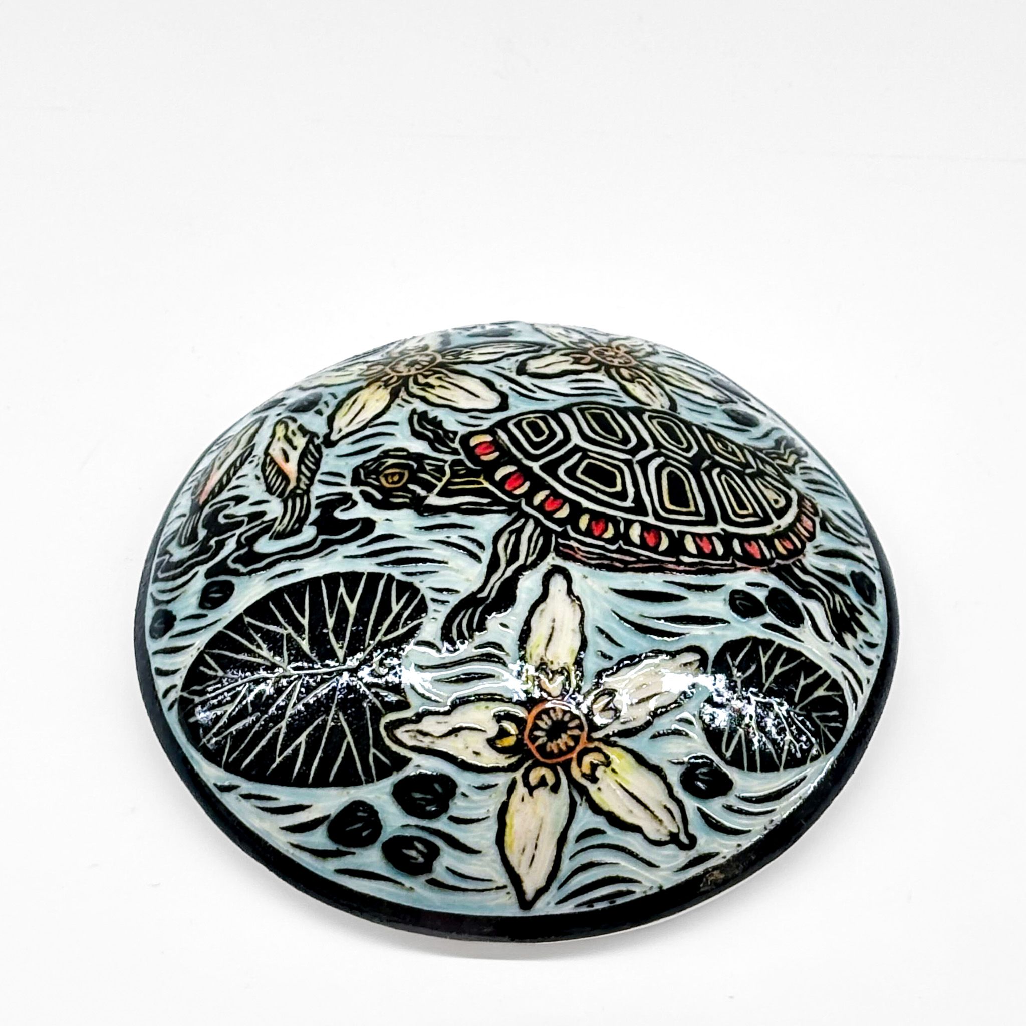 Jocelyn Jenkins: Small Turtle Wall Puff Product Image 3 of 3