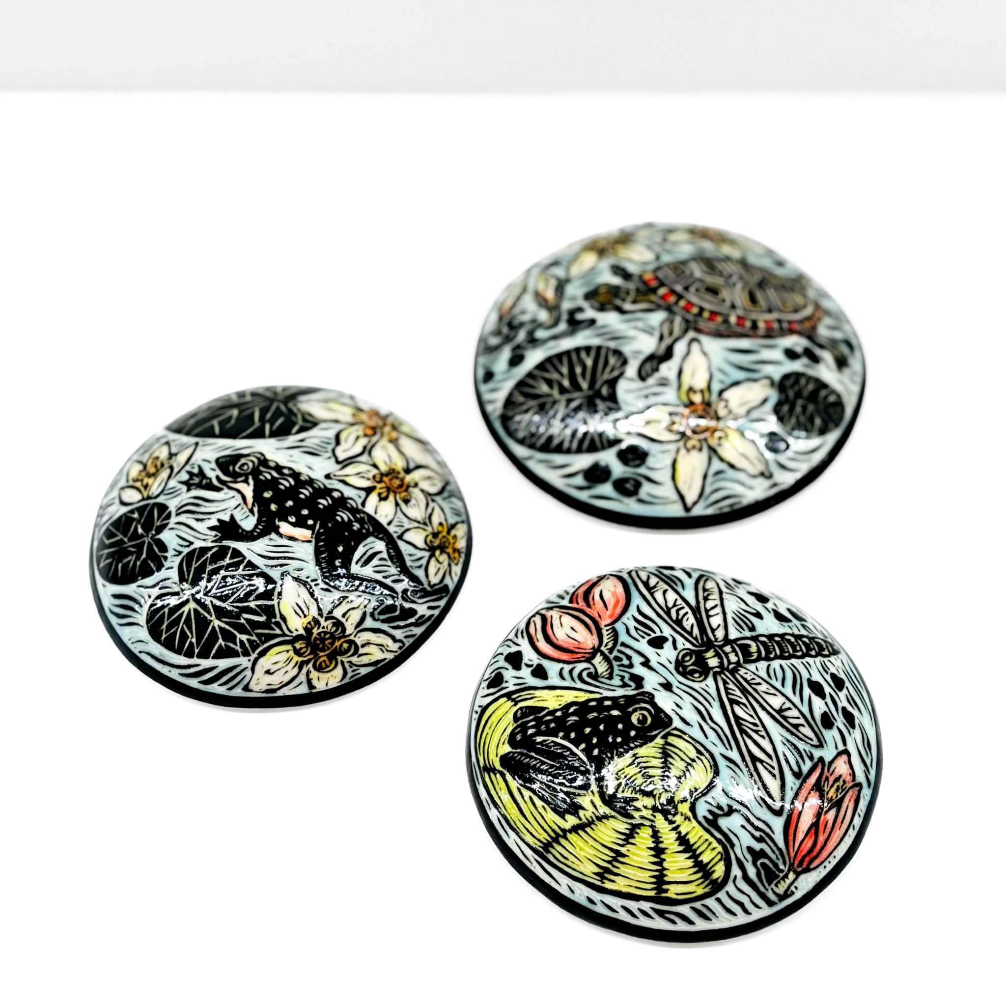 Jocelyn Jenkins: Small Turtle Wall Puff Product Image 2 of 3