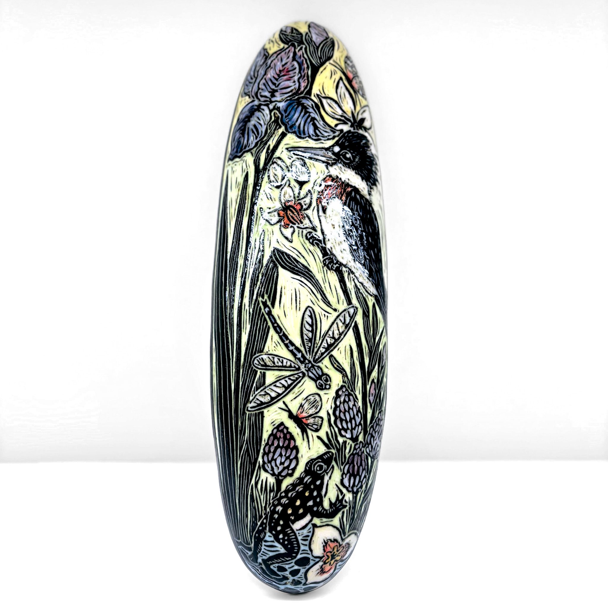 Jocelyn Jenkins: Large Kingfisher Wall Puff Product Image 1 of 1