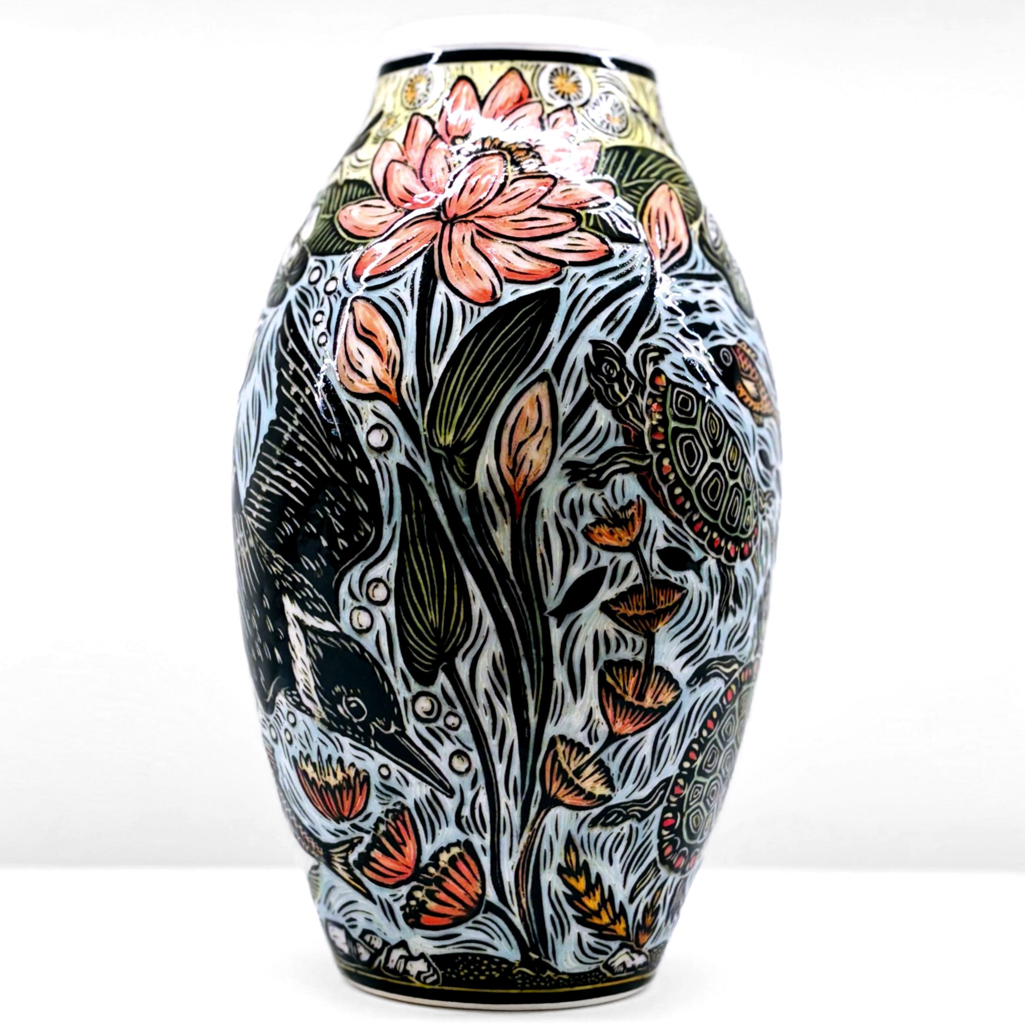 Jocelyn Jenkins: Kingfisher Vase Product Image 1 of 2