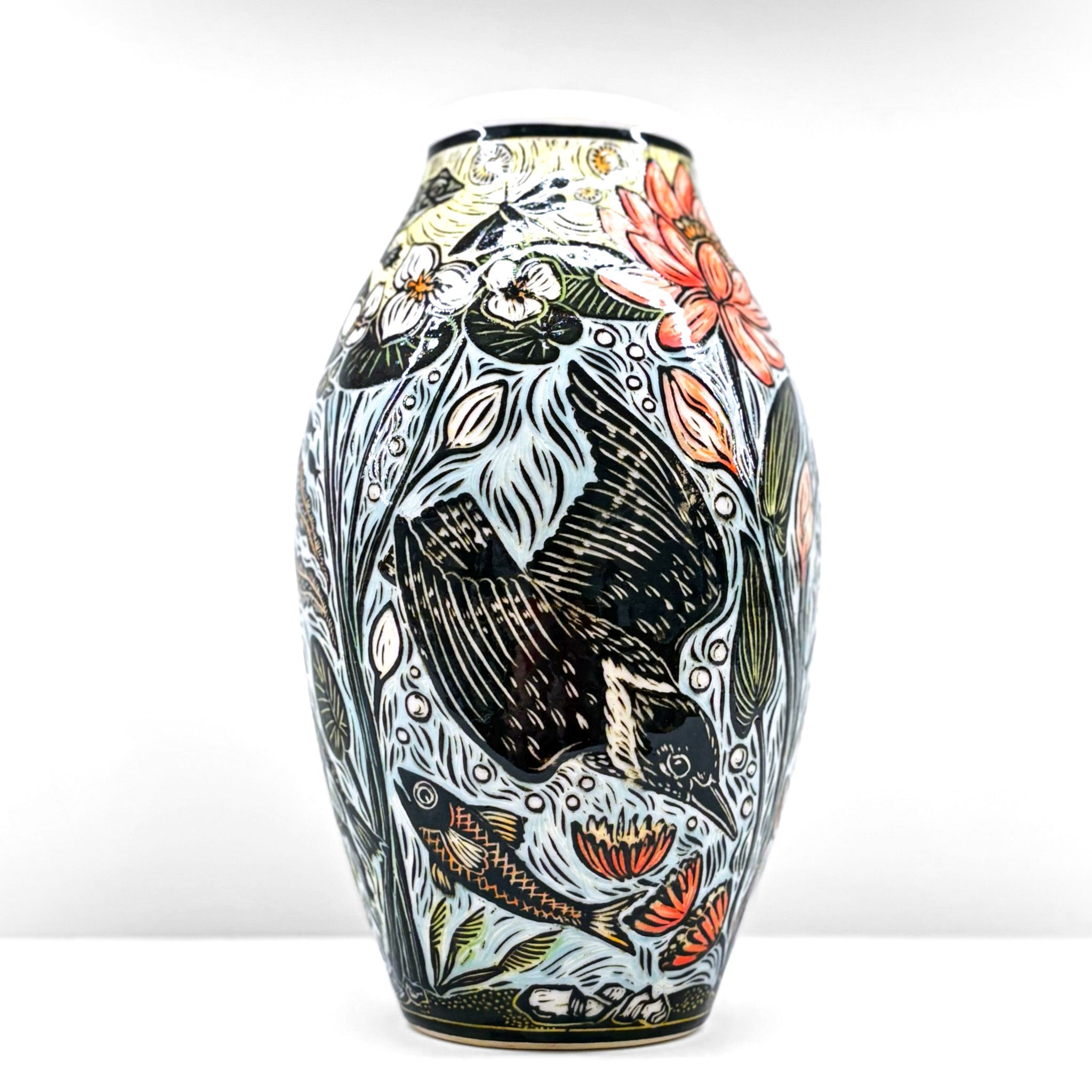 Jocelyn Jenkins: Kingfisher Vase Product Image 2 of 2