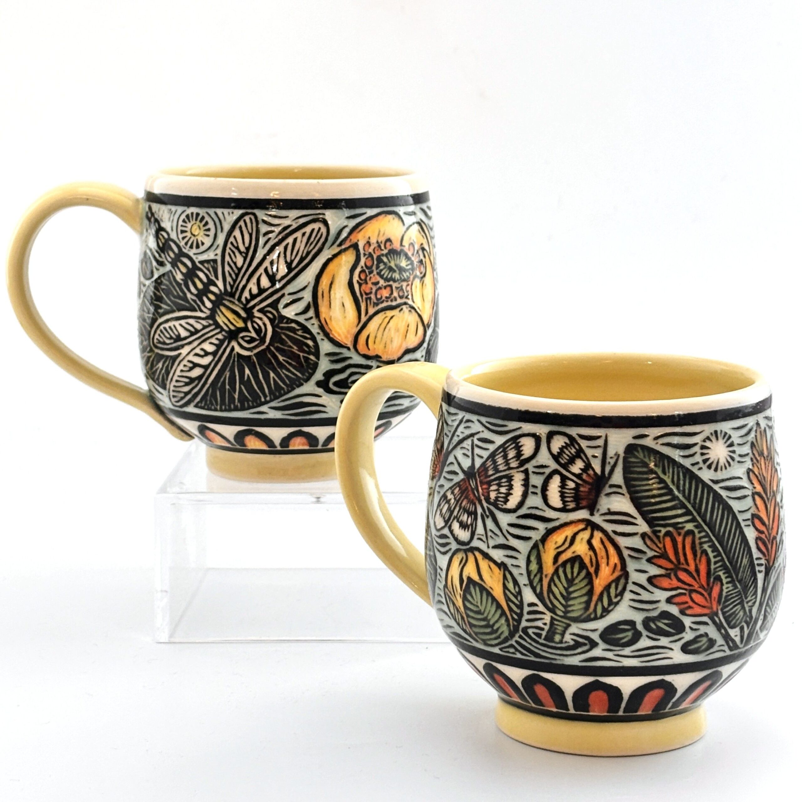 Jocelyn Jenkins: Yellow Dragonfly Mug Product Image 1 of 1