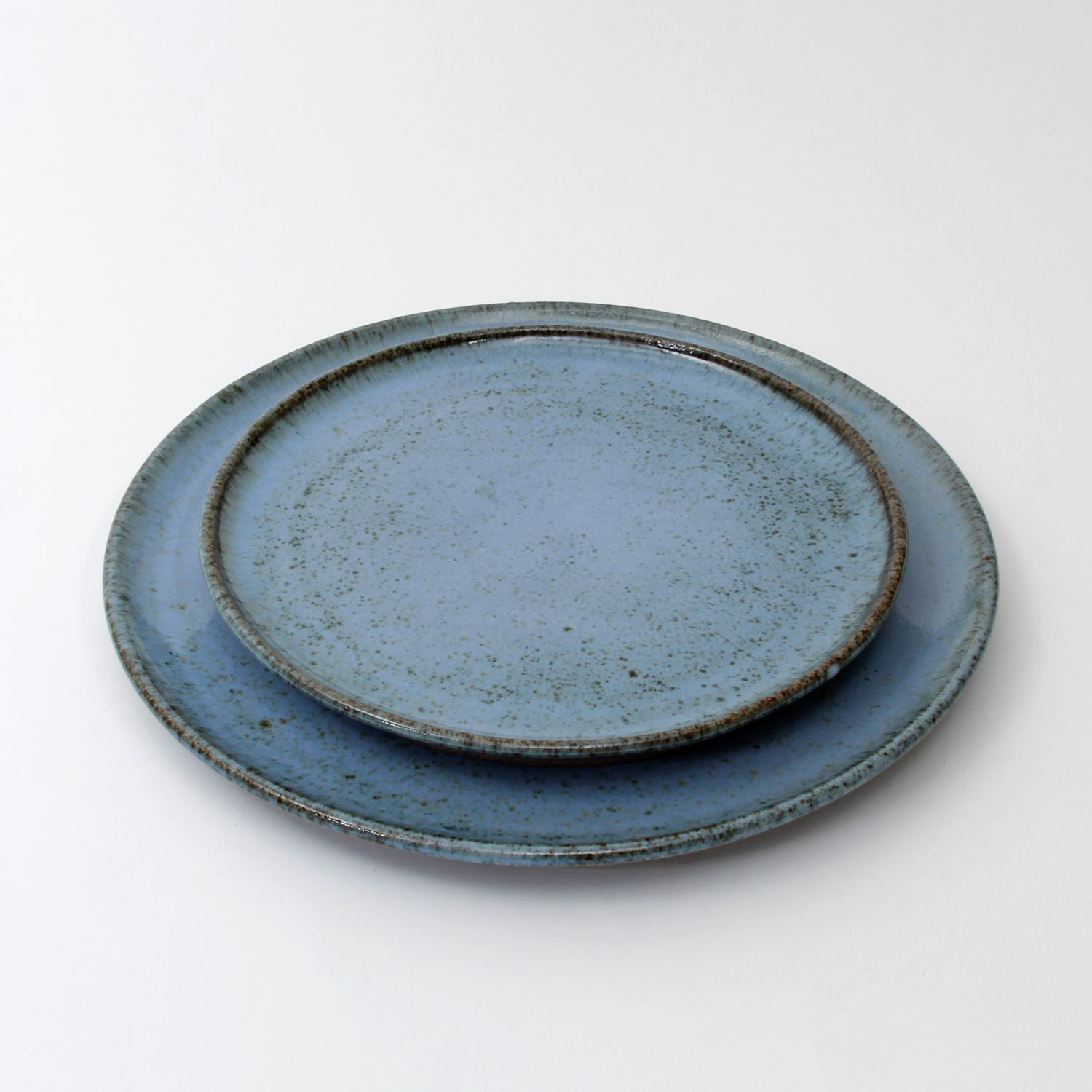 Junichi Tanaka: Dinner Plate in Blue Product Image 2 of 2