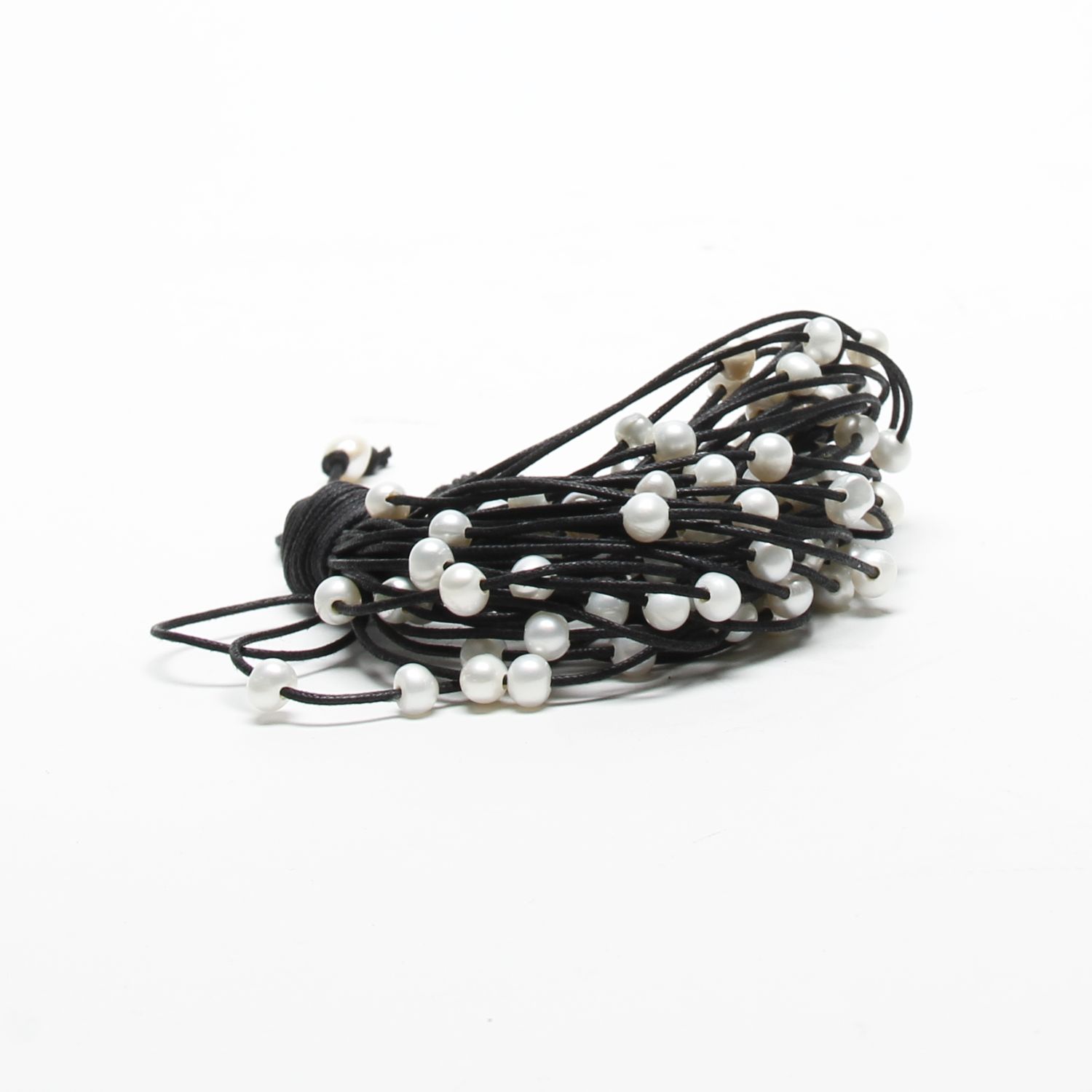 Oz & Ella Design: Pearl Bracelet – Black Product Image 2 of 5