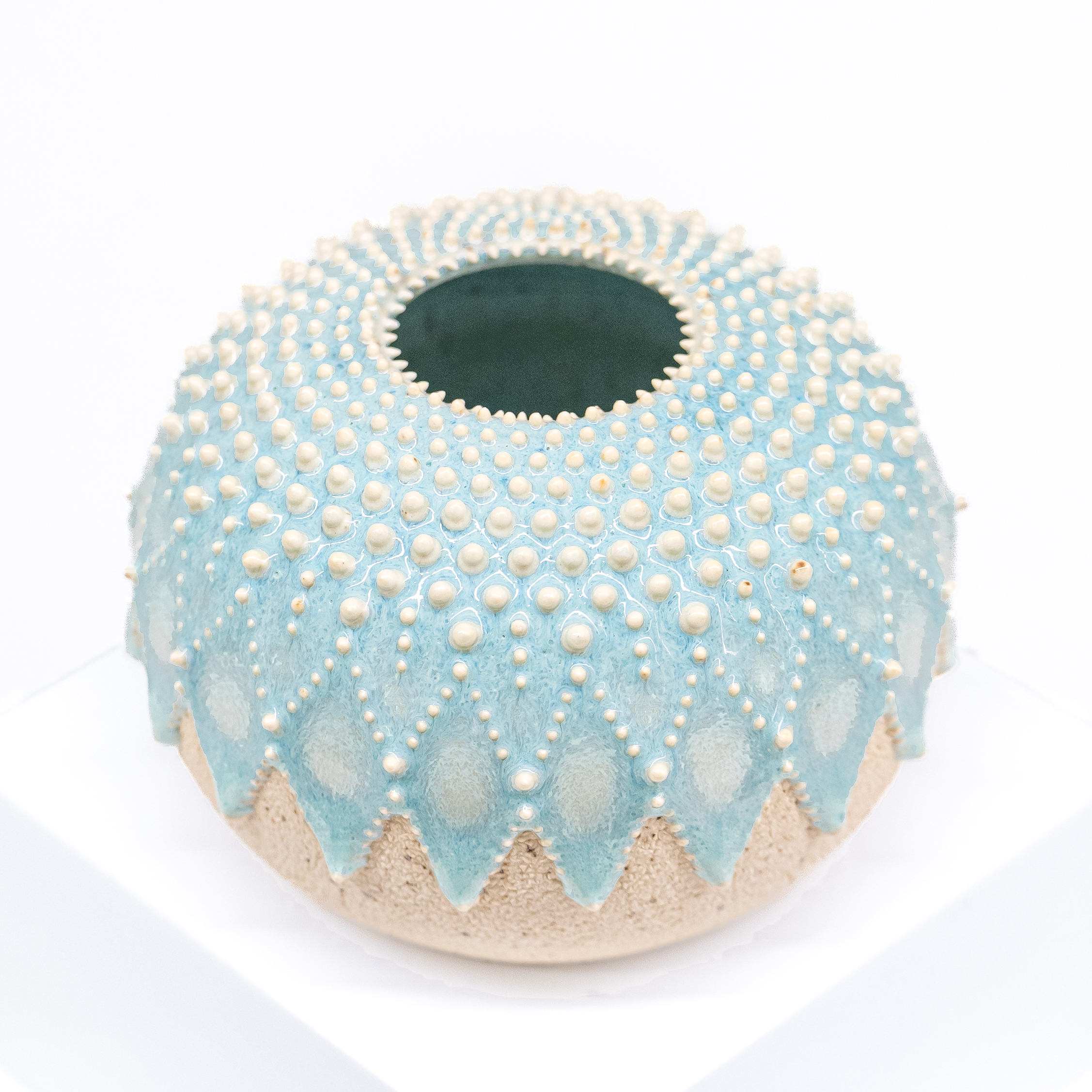 Zara Gardner: Turquoise Urchin Vessel Product Image 1 of 2