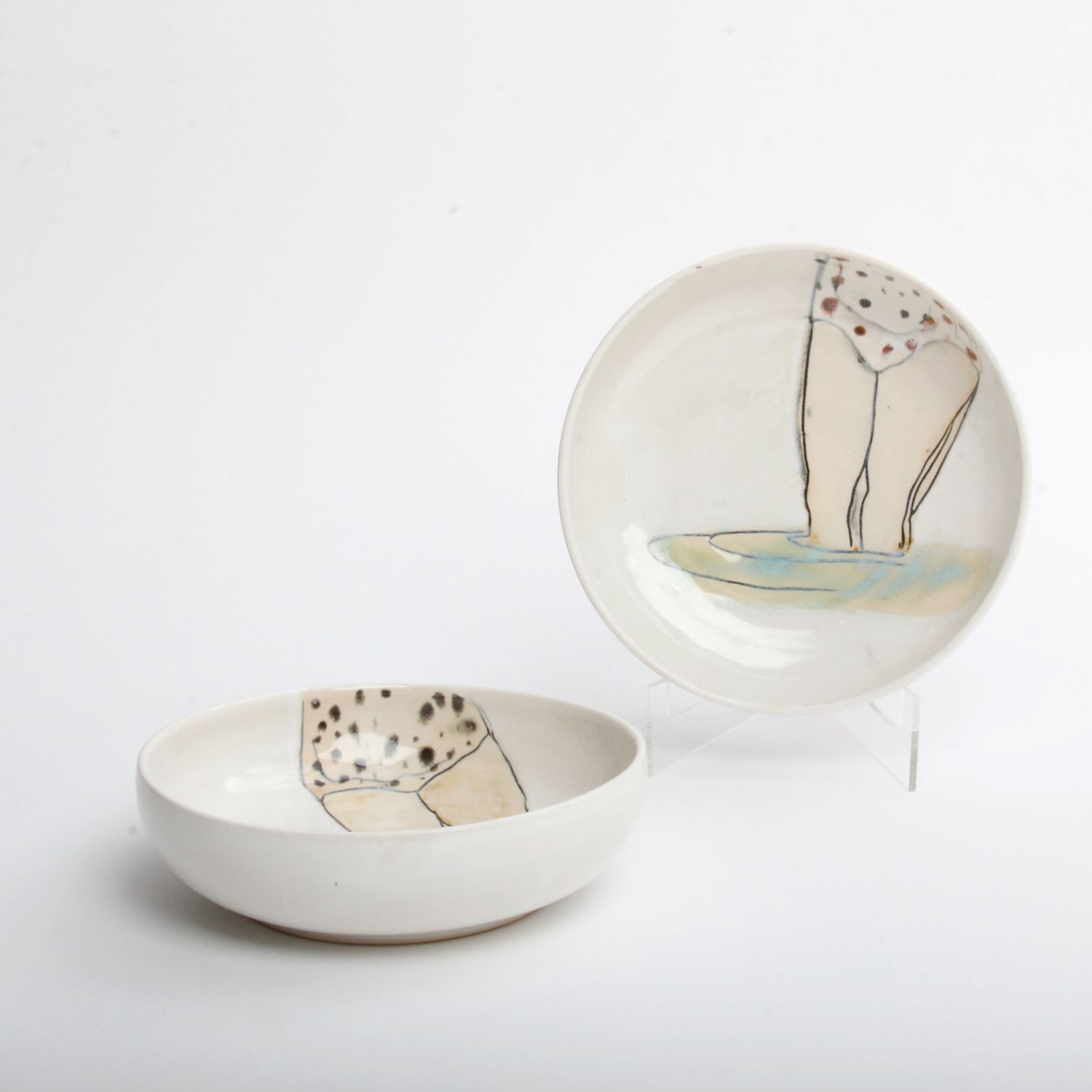 Lindsay Gravelle: Swimmer bowls Product Image 1 of 5