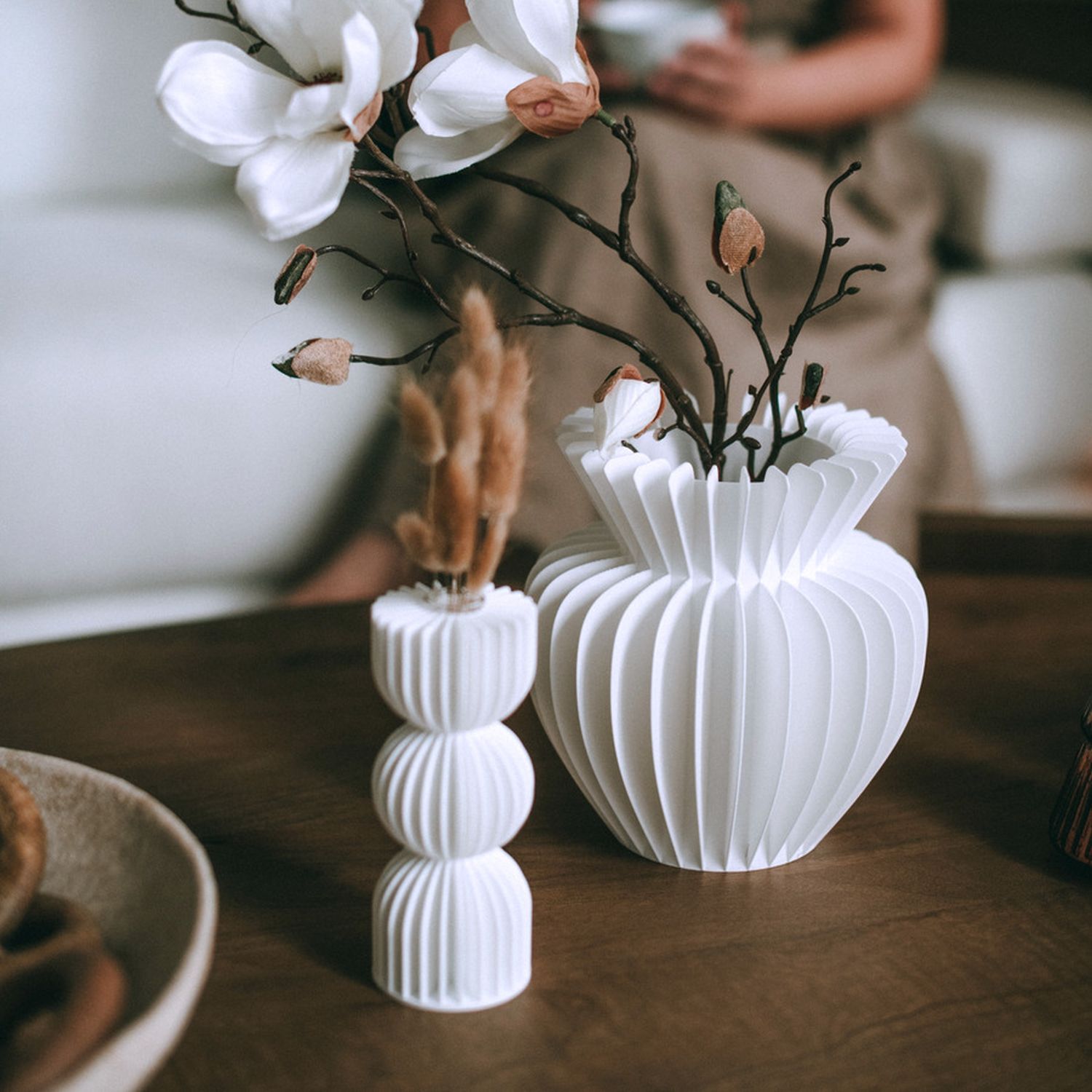 Sonnihaus Studio: MAIA Vase – White Product Image 2 of 3