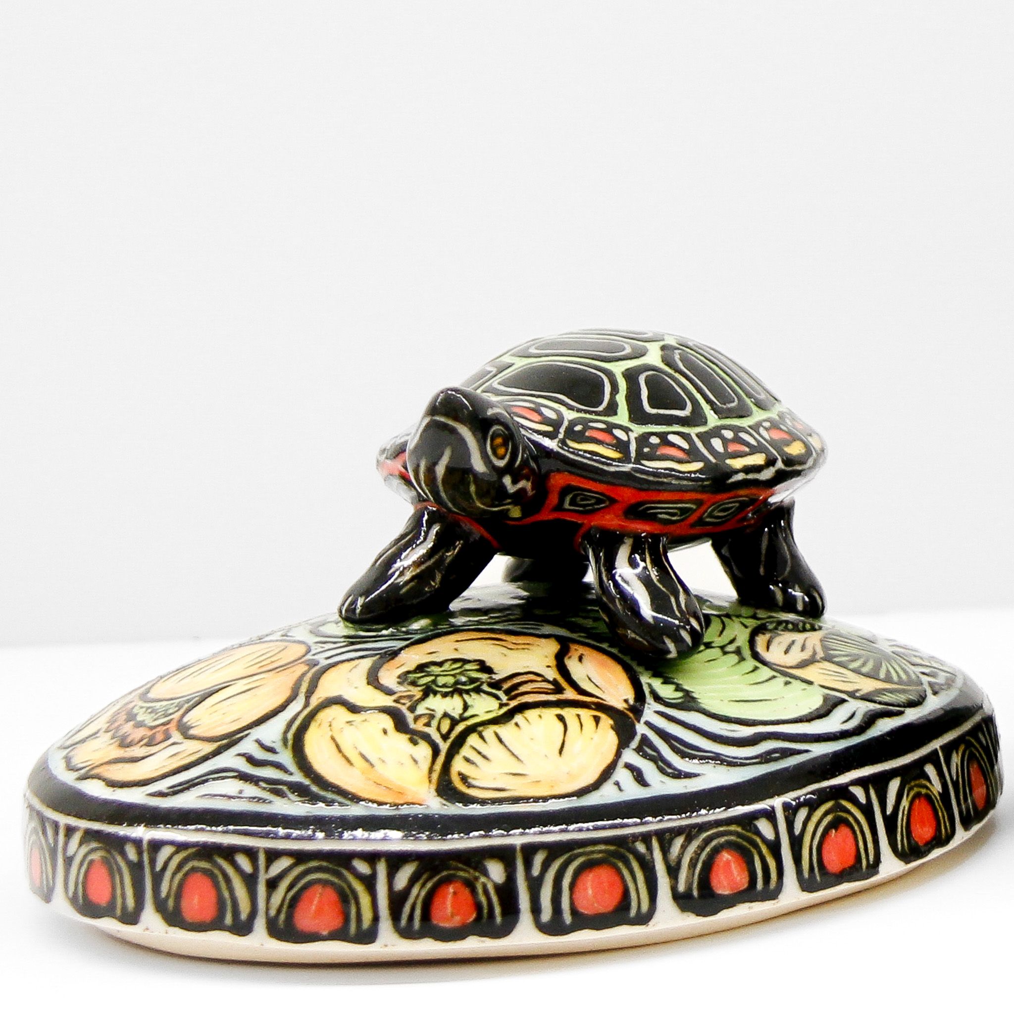 Jocelyn Jenkins: Small Turtle Lidded Jar Product Image 3 of 5