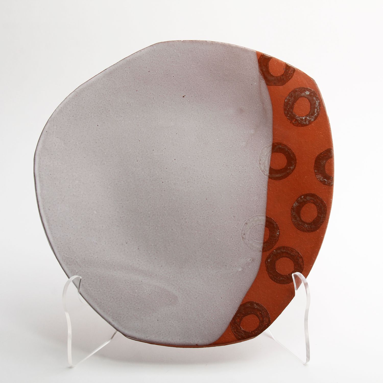Mary McKenzie: Large Platter – Black Circles Product Image 1 of 2