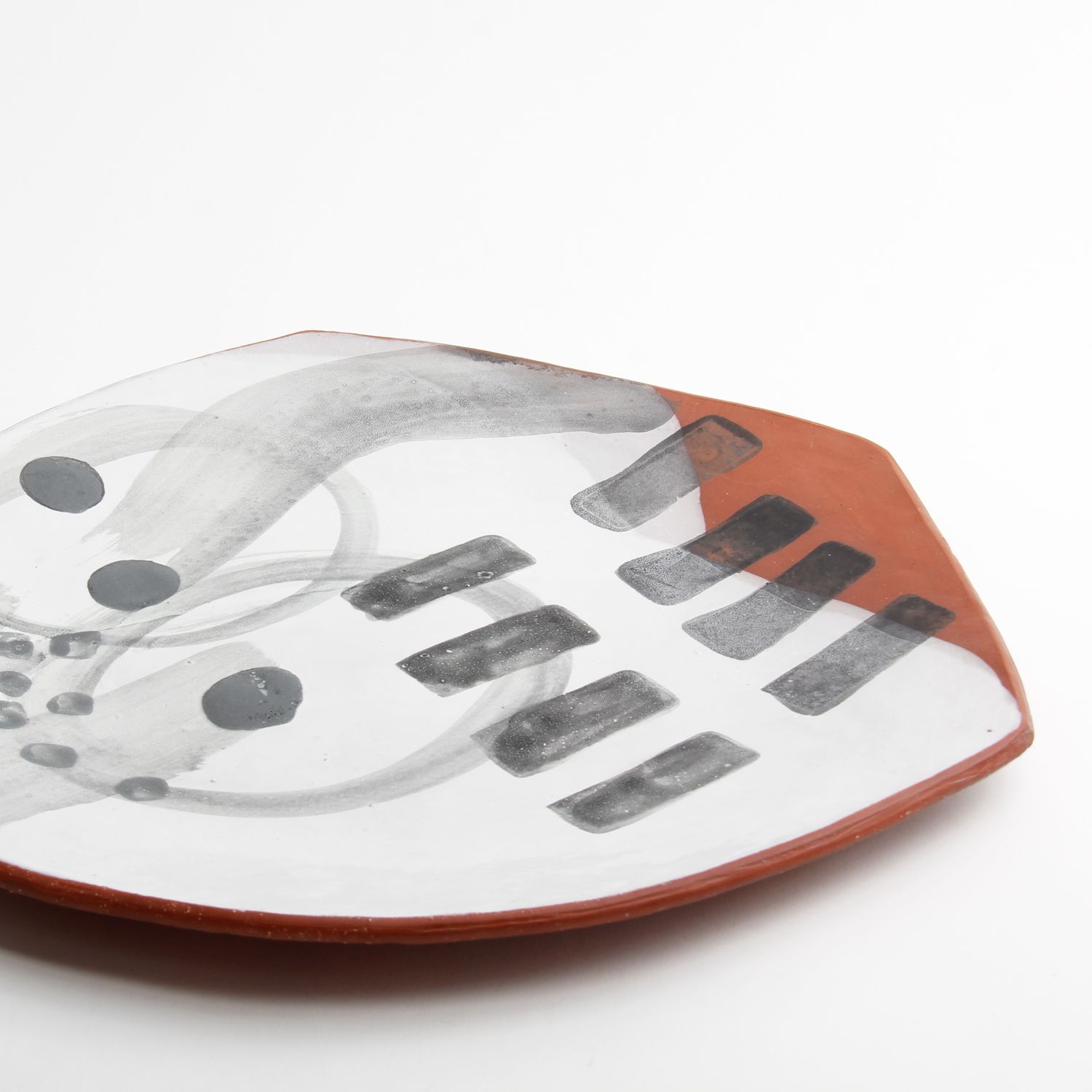 Mary McKenzie: Large Platter – Circles & Rectangles Product Image 2 of 2