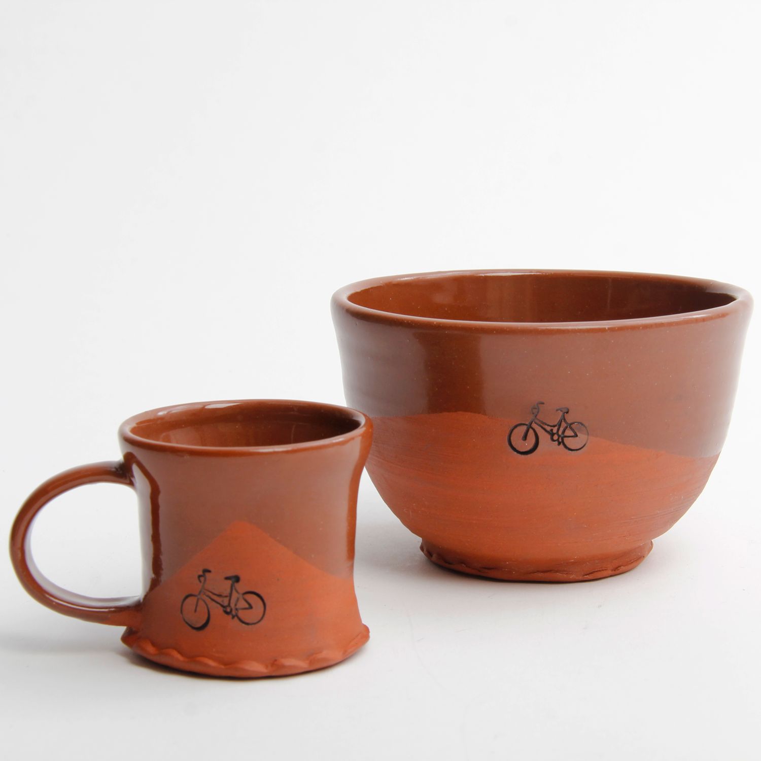 Mary McKenzie: Bicycle Bowl Brown Product Image 2 of 3