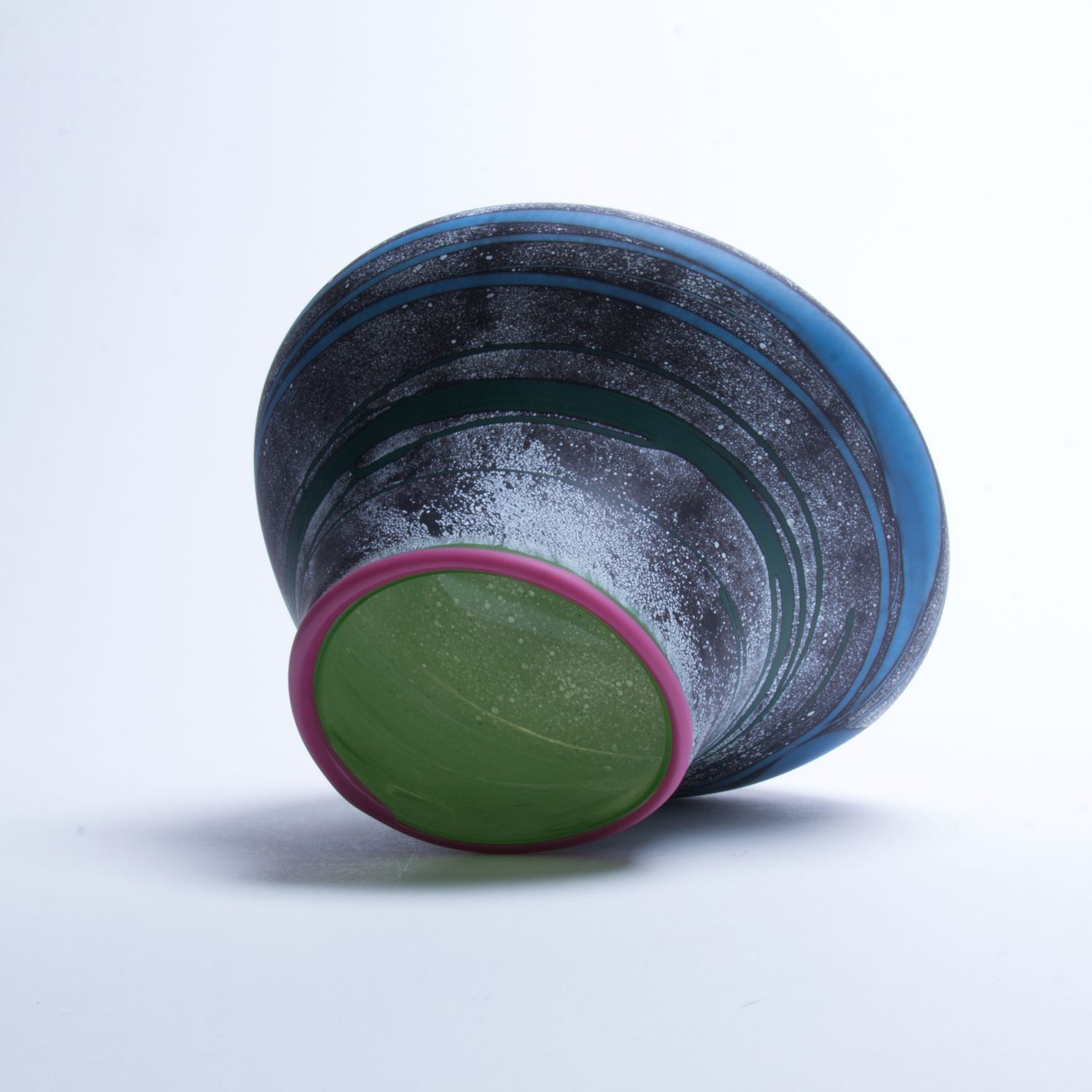 Nadira Narine: Pink Green Woven Basket Product Image 4 of 4