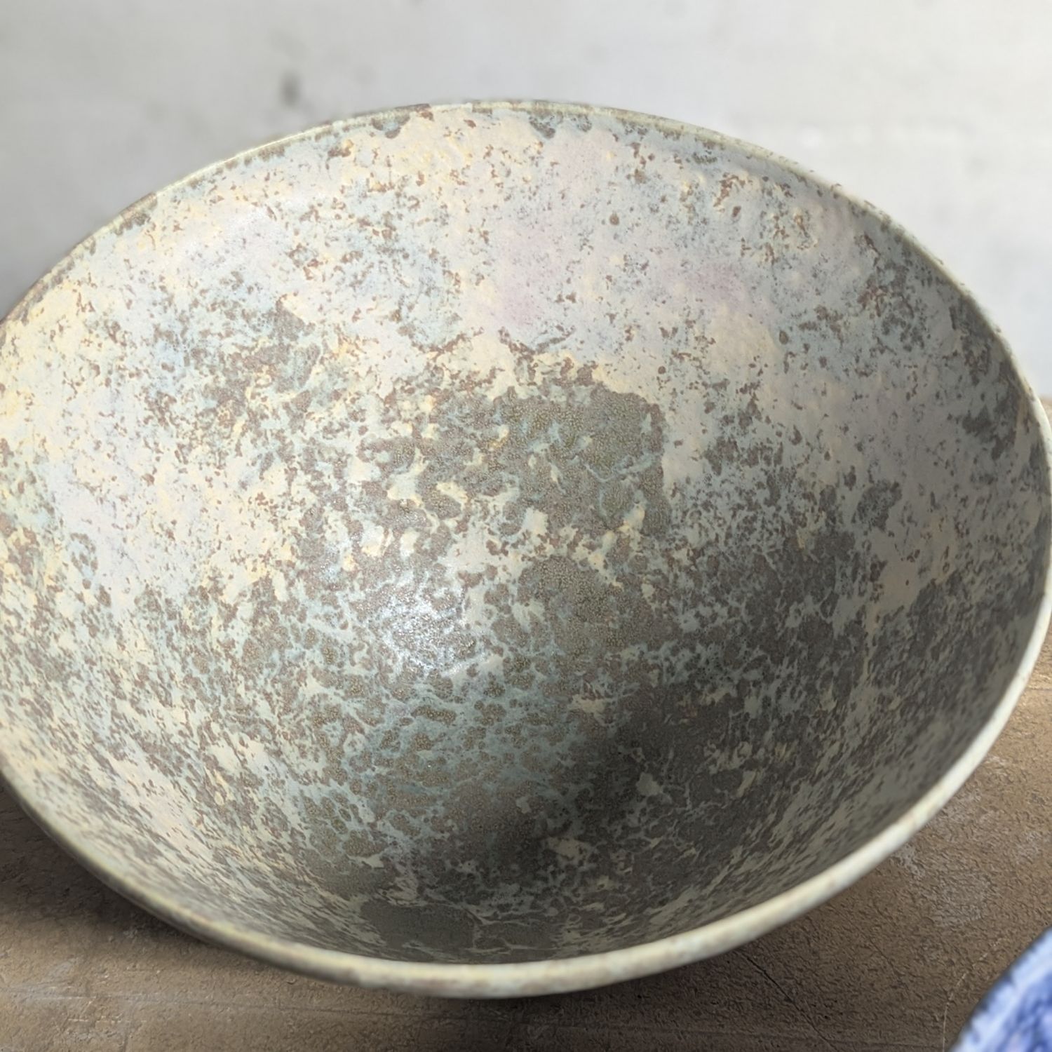 Makiko Hicher: Large Bowl – Blue or Green (Each sold separately) Product Image 2 of 3