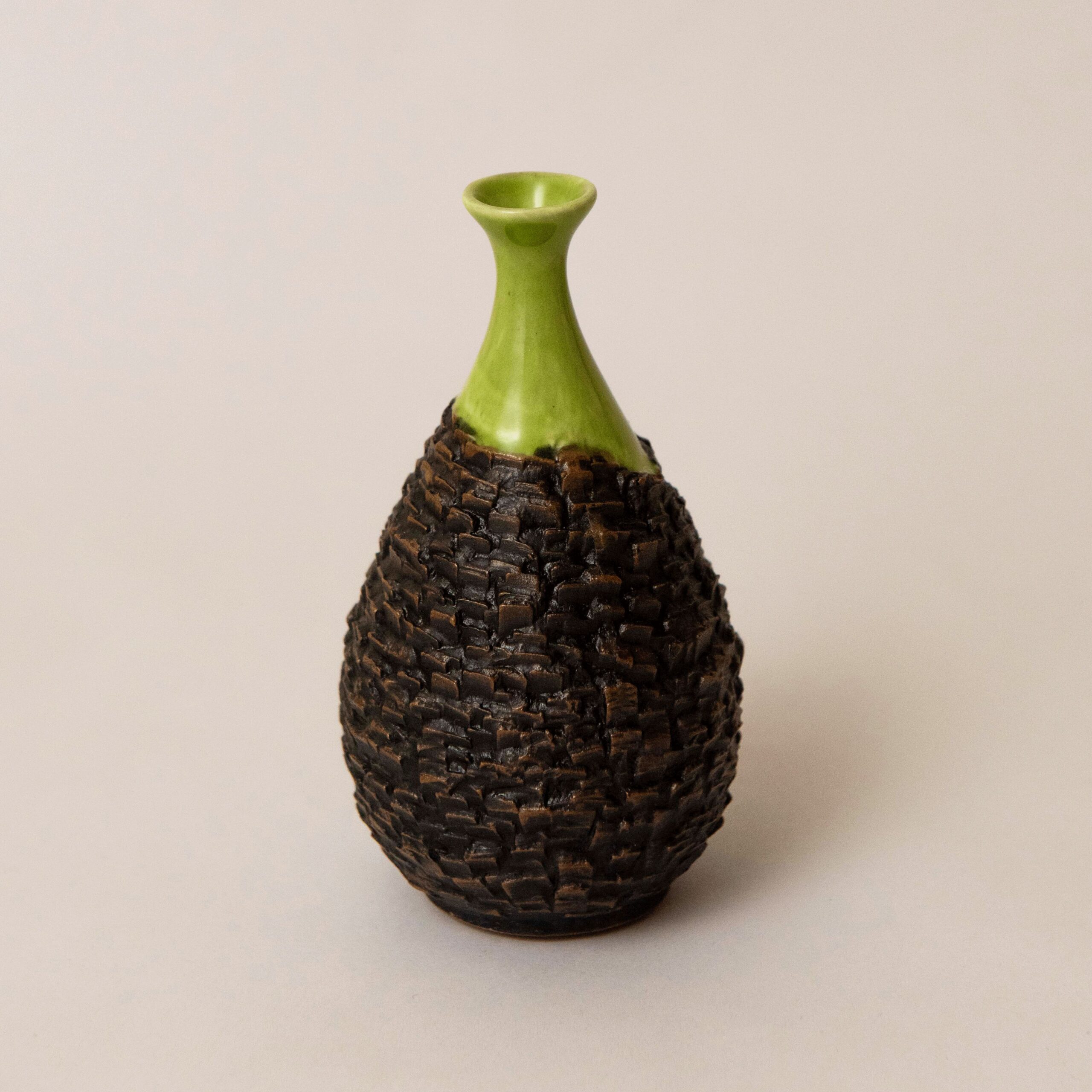 Studio Saboo: Small Green Rock Vase Product Image 1 of 1