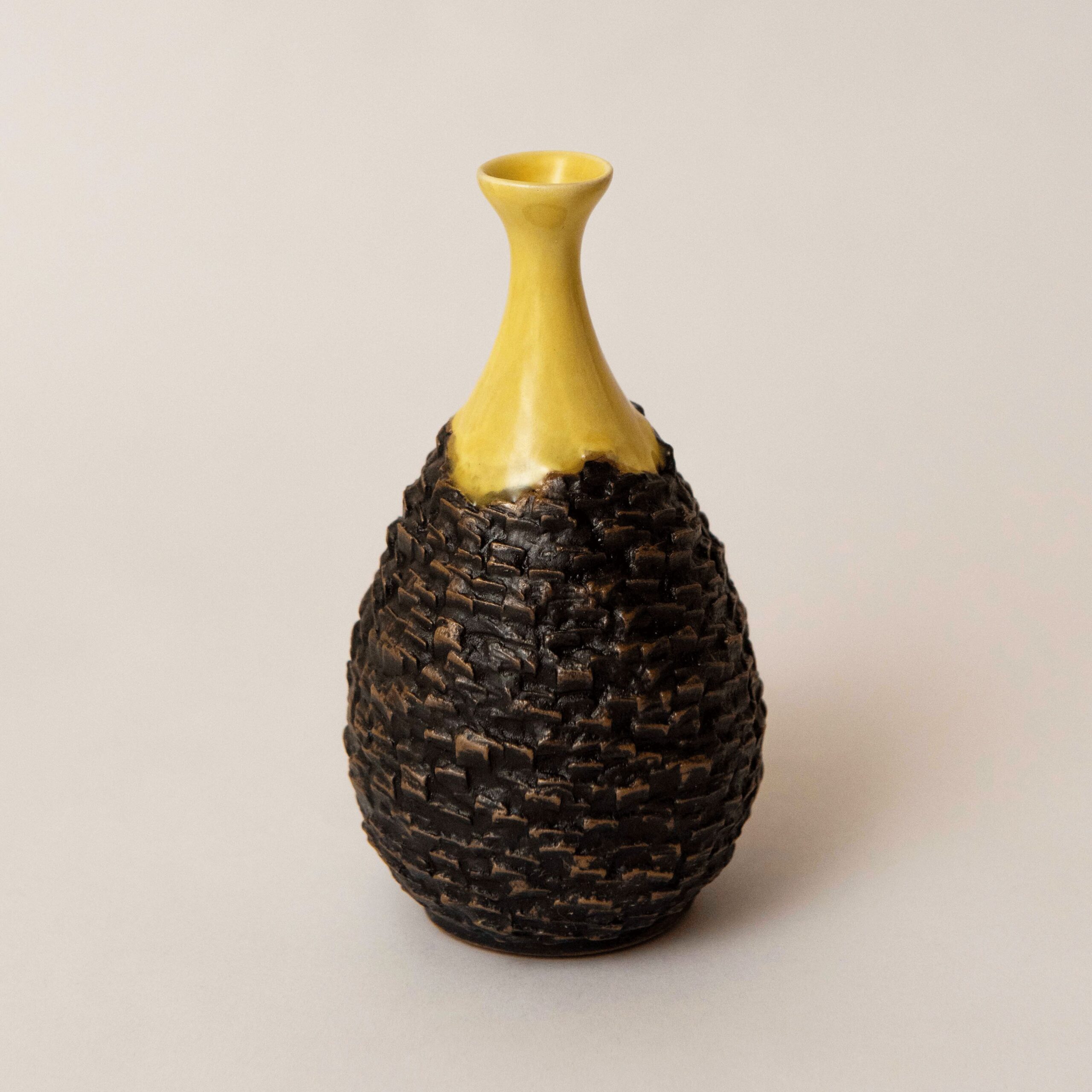 Studio Saboo: Small Orange Rock Vase Product Image 1 of 1