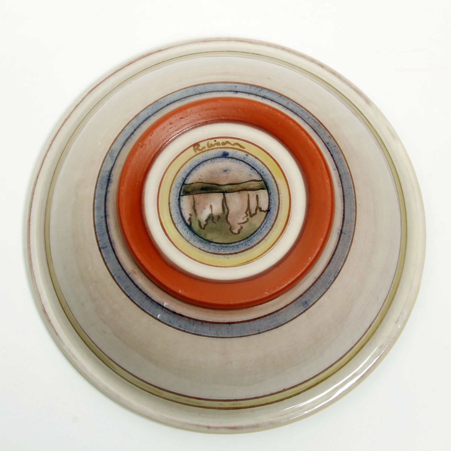 Sean Robinson: Painted Bowl in Green Product Image 3 of 3