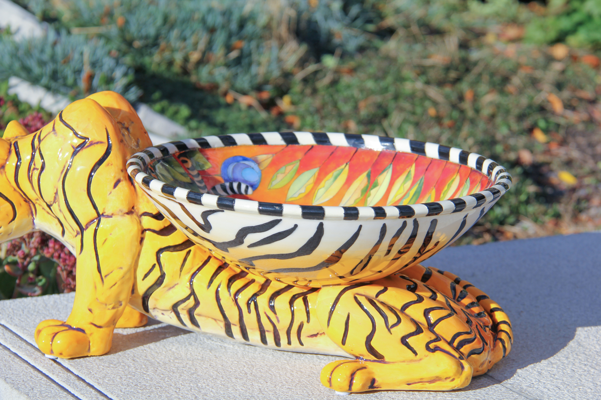 DaNisha Sculpture: Single Tiger Sculpture titled Tread Lightly Product Image 3 of 5