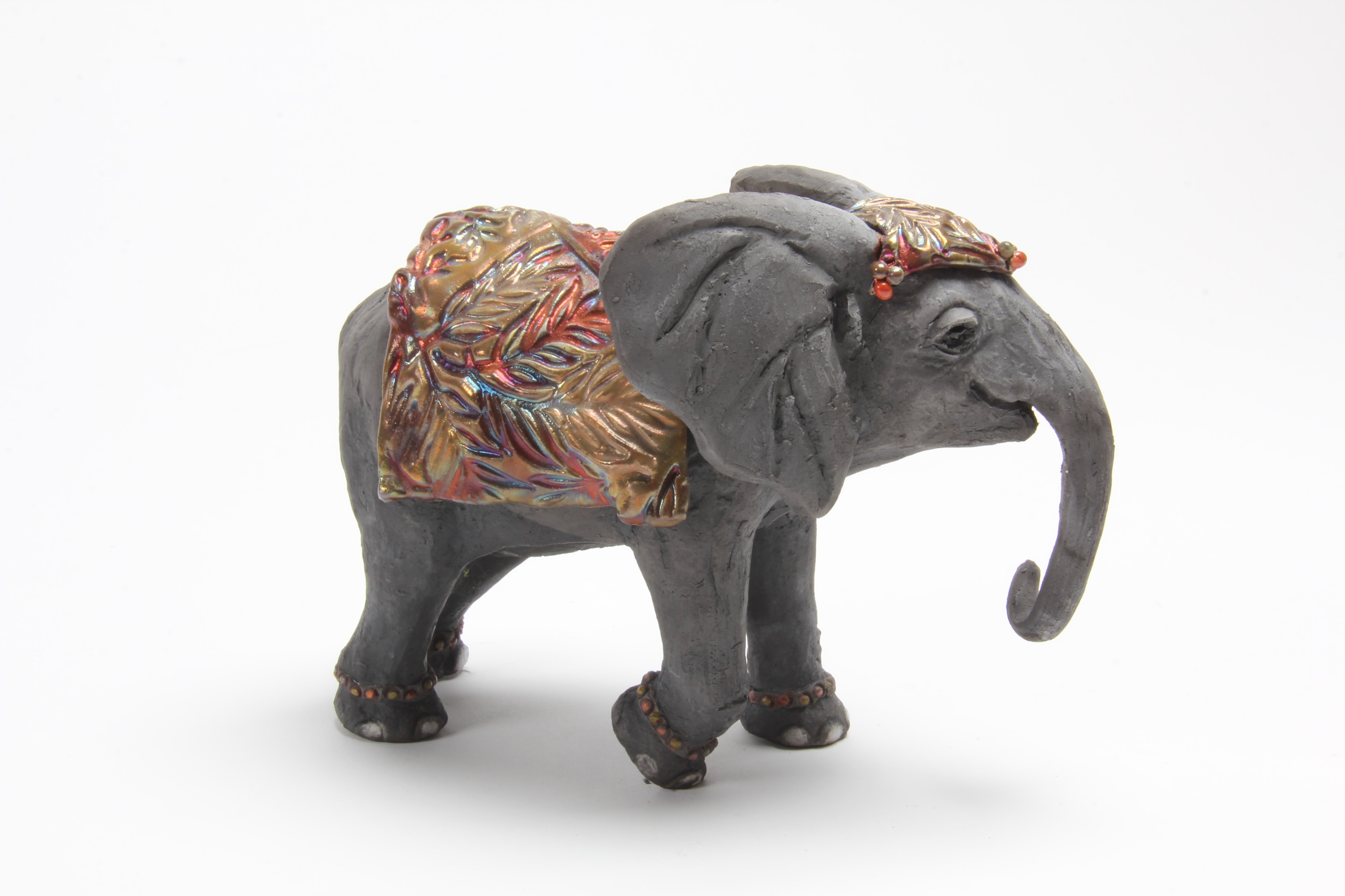 Zsuzsa Monostory: Newborn Elephant with Blanket Product Image 4 of 5