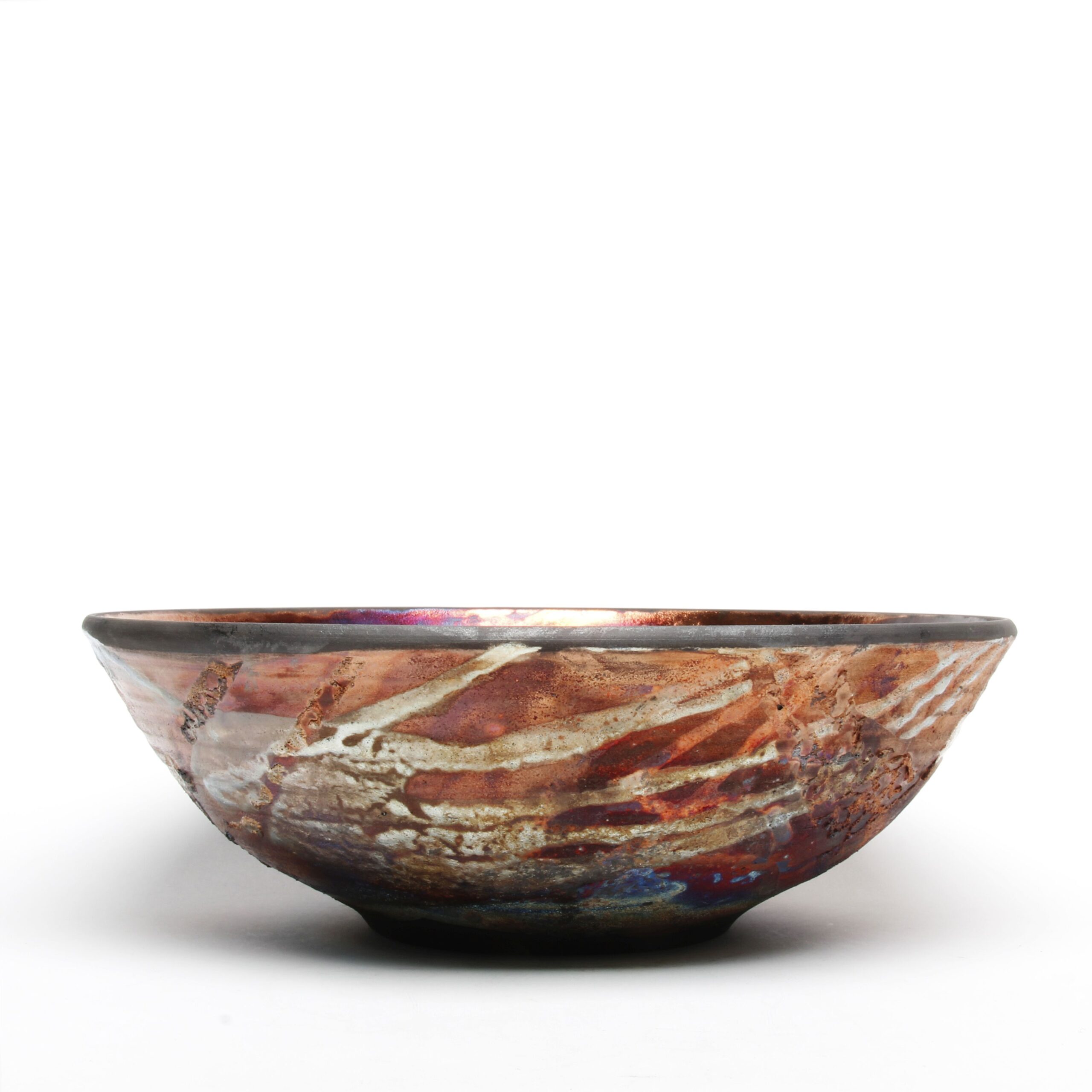 Shu-Chen Cheng: Large Raku bowl Product Image 1 of 1