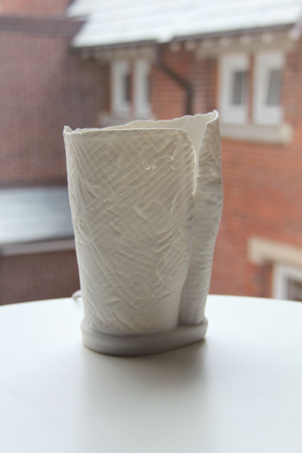 Silvana Michetti: Medium Porcelain Lamp titled “Solace 2” Product Image 5 of 5
