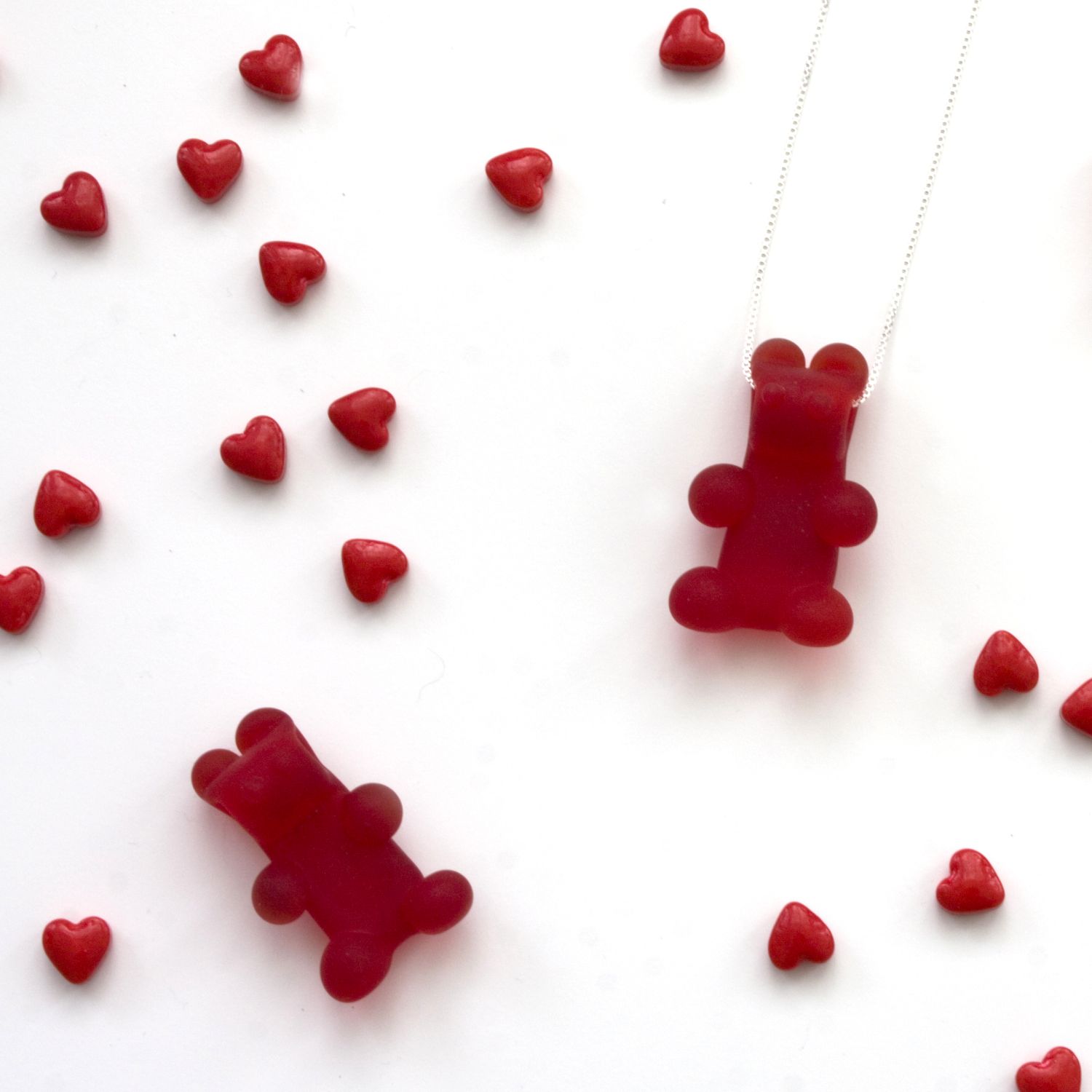 Emma Gerard: Gummy Bear Necklace – red Product Image 1 of 2