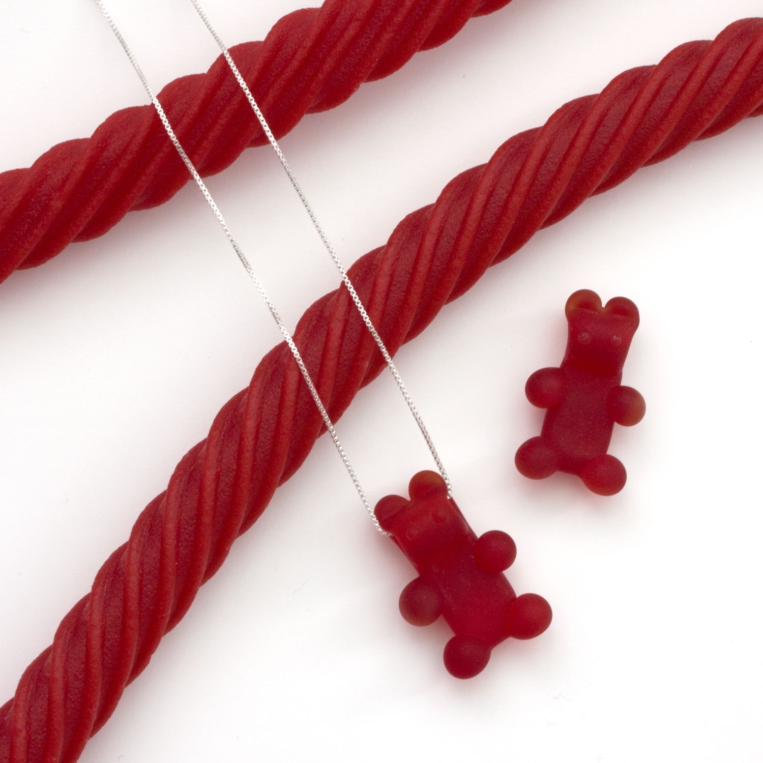 Emma Gerard: Gummy Bear Necklace – red Product Image 2 of 2