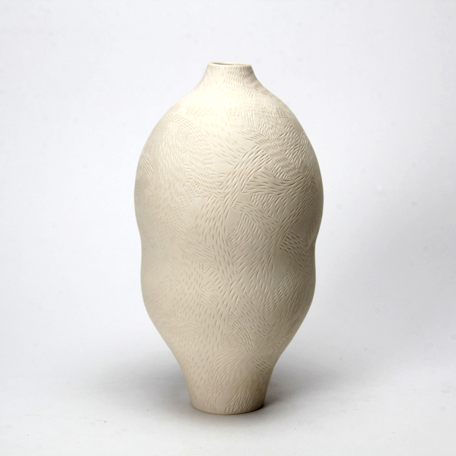 Talia Silva: Subtle Echoes – Fully Carved Circle Vessel Product Image 1 of 3