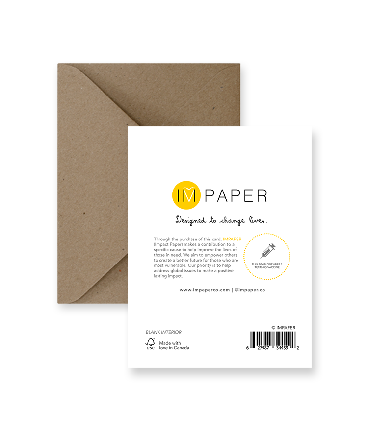 IMPAPER: Little Seed Baby Card Product Image 2 of 2
