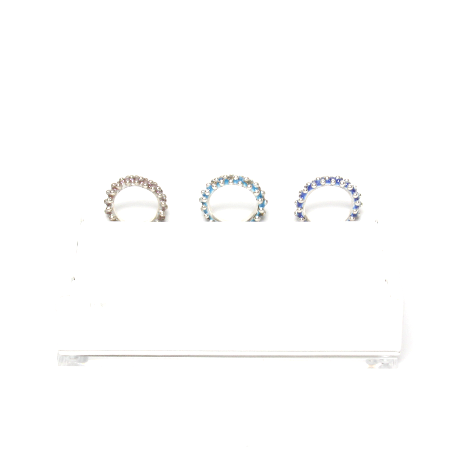 Cinelli Maillet: Blowfish Eternity Ring in Blue Product Image 2 of 3