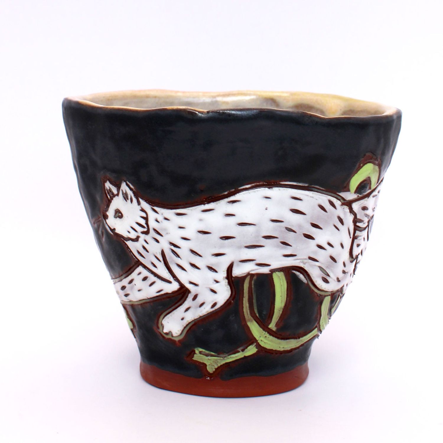 Zoe Pinnell: White Cat Cup Product Image 1 of 2