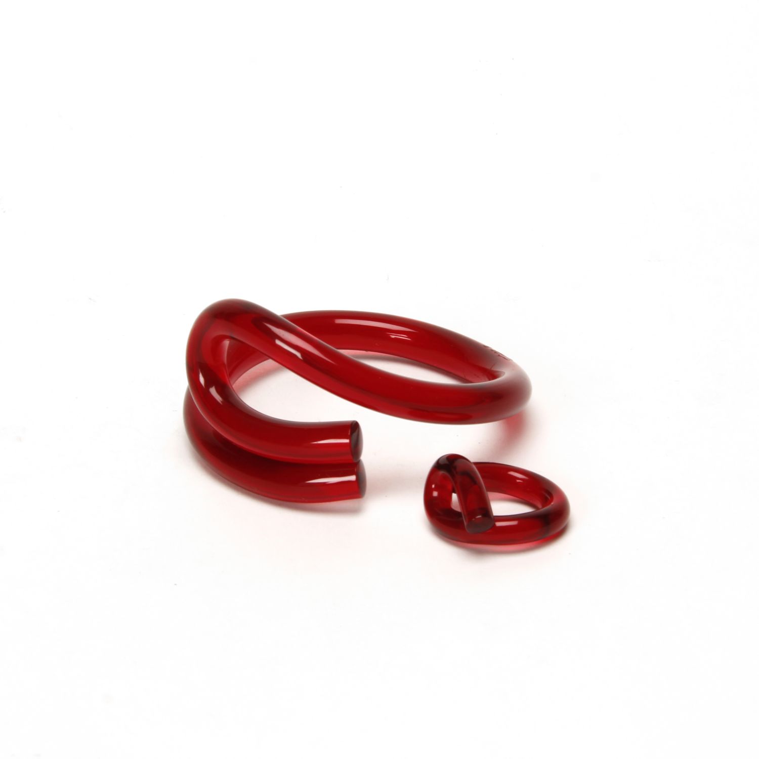 Corey Moranis: Loop Bracelet Red Product Image 2 of 4