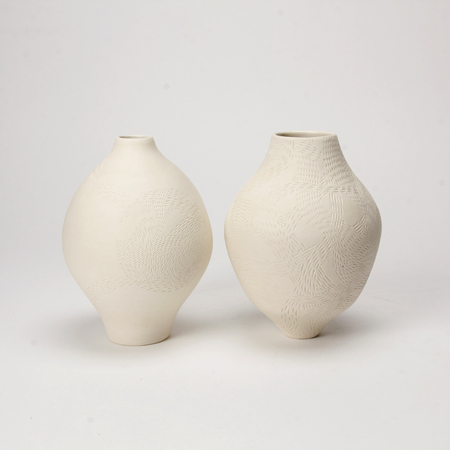 Talia Silva: Subtle Echoes – Naturally Carved Circle Vessel Product Image 2 of 2