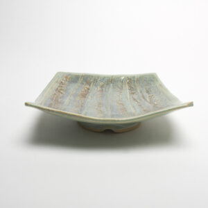 -blue green square plate02