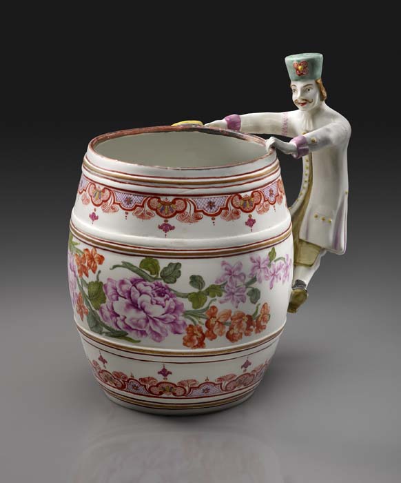 Vase Japon, Sèvres Porcelain Manufactory (French), Gilded by: Jean-Armand Fallot (French, act. 1764-1790), 1774, hard-paste porcelain with gilt-silver mount, height 10 ½ in. (26.7 cm), diameter 8 in. (20.3 cm), Purchase in honor of Anne L. Poulet, 2011, 2011.9.01 