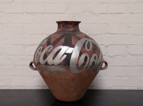 Ai Weiwei, Coca-Cola Vase, 2007, Vase from Neolithic Age (5,000 - 3,000 B.C.) and paint. Courtesy Ai Weiwei Studio