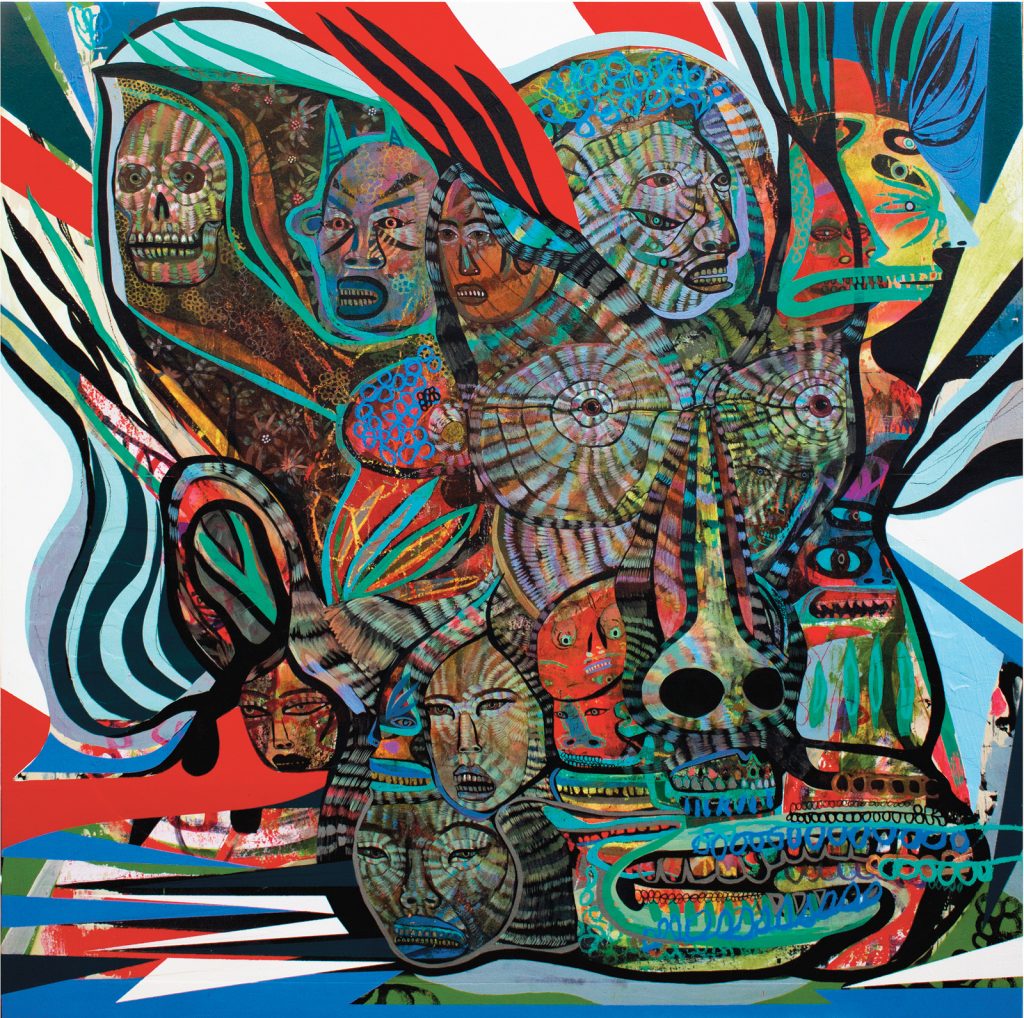 Jon Todd, Ghost Face, 2016. Image courtesy the artist