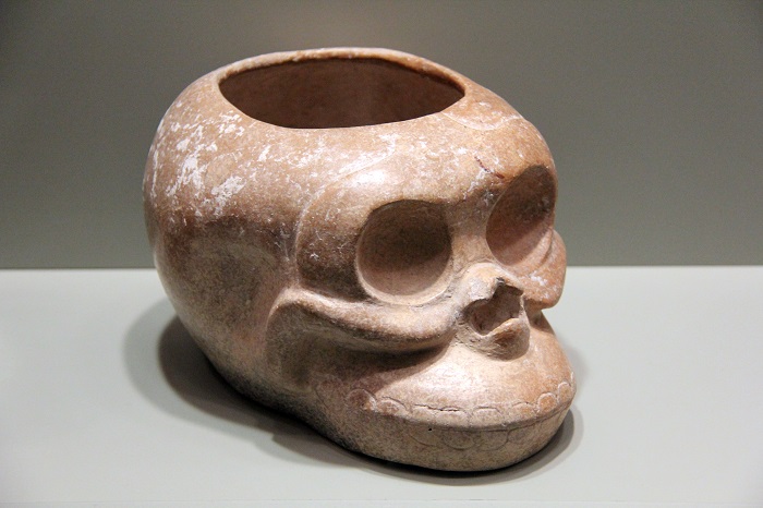 Monkey Skull Vessel. Guatemala, Highlands, AD 600 – 750. Earthenware. Gift of George and Helen Gardiner. G83.1.119