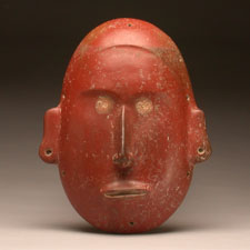 Face mask, 300 BCE - 200 CE, Colima, Mexico, Gift of George and Helen Gardiner, G83.1.36