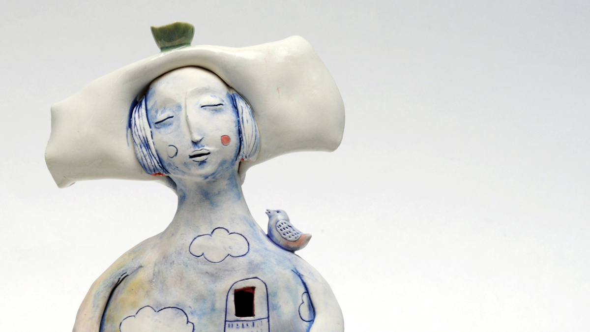 Ceramic sculpture by Maria Moldovan