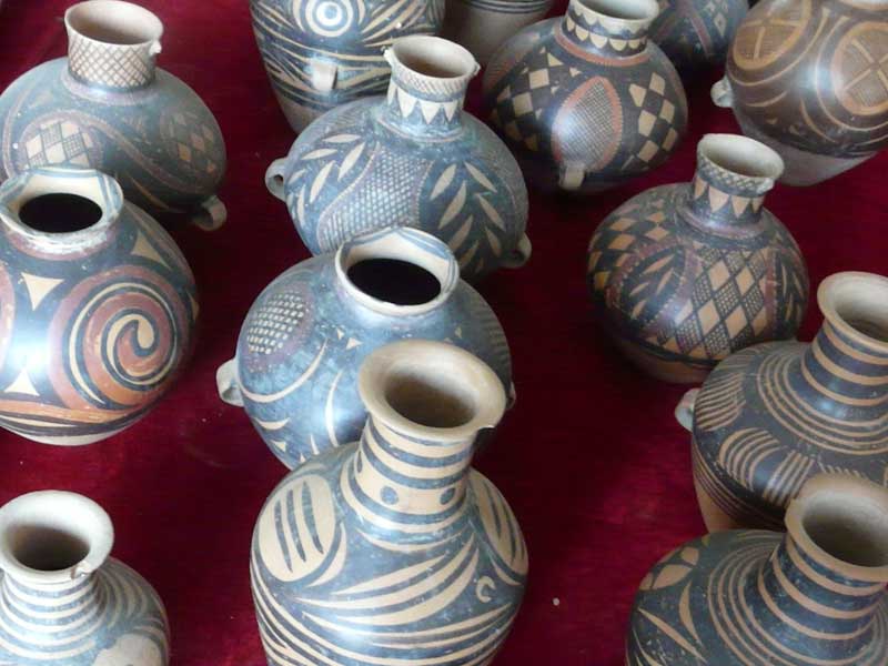 A group of Chinese ceramic vessels